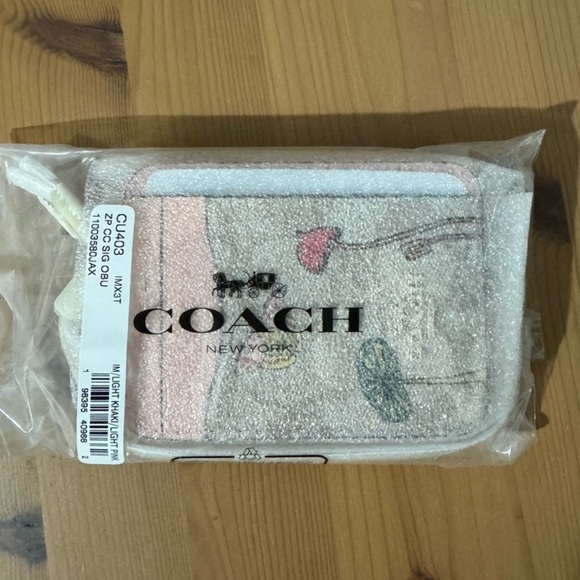 🌸 Coach X Observed By Us Zip Card Case In Signature Canvas - Picture 3 of 5